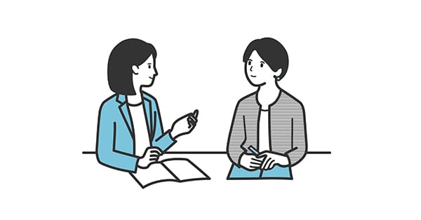 詳しい人や頼れる人に相談しましょう