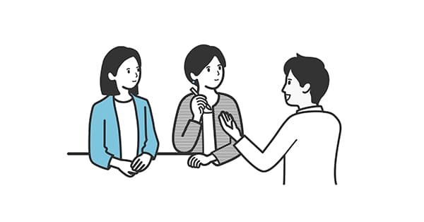 ③話し手の口元を見ながら聞く